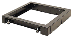 Plinth and castor bases, castors and feet that help you keep your rack mobile and stable.